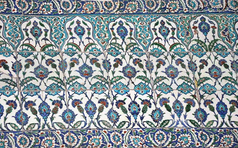 blue mosque tiles