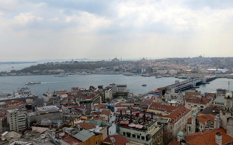 galata tower view