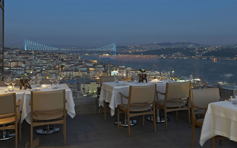 restaurants with Bosphorus view