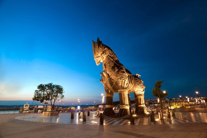 9. Trojan Horse Statue in Çanakkale