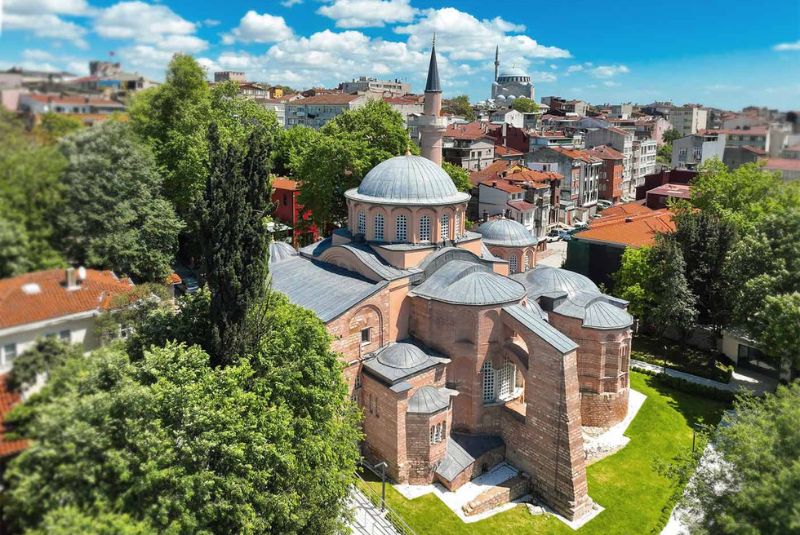 Architecture of Kariye Mosque in Istanbul